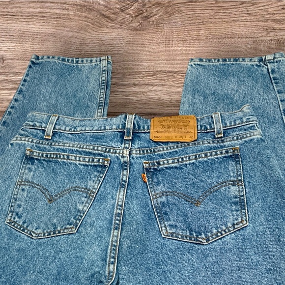 Vintage Levi’s, Orange Tab Acid Washed 90s Y2K Levi’s 550 Jeans EUC! - Picture 4 of 10